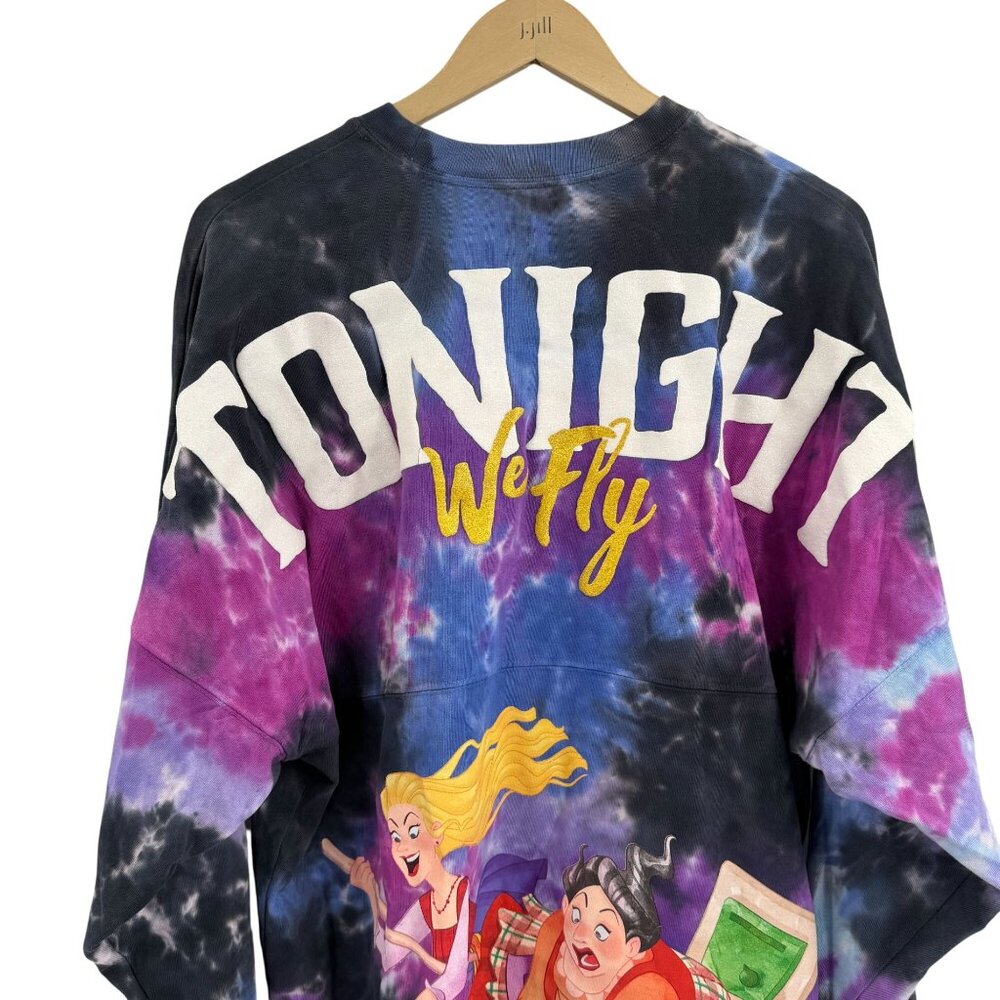 Disney Spirit Jersey Hocus Pocus tie dye L/S t shirt size small oversized - Picture 8 of 8